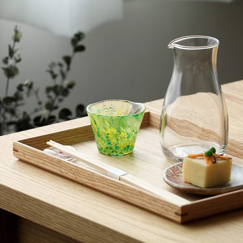 日本津輕 手作琉璃清酒杯50ml / 共2款