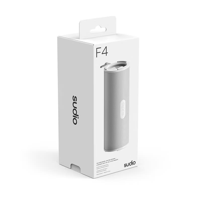 Sudio F4 藍牙喇叭 - 白色 (可串聯)【現貨】