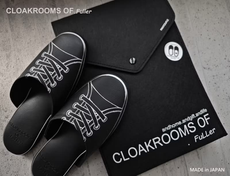 CLOAKROOMS OF .Fuller 室內拖鞋 basic設計款-OLD SCHOOL (黑)
