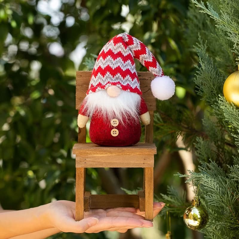 デバリエトムテ クリスマス 北欧の妖精 サンタクロース オシャレ インテリア クリスマスオーナメント お部屋のアクセント 飾り ユールトムテ xwa02-w-b