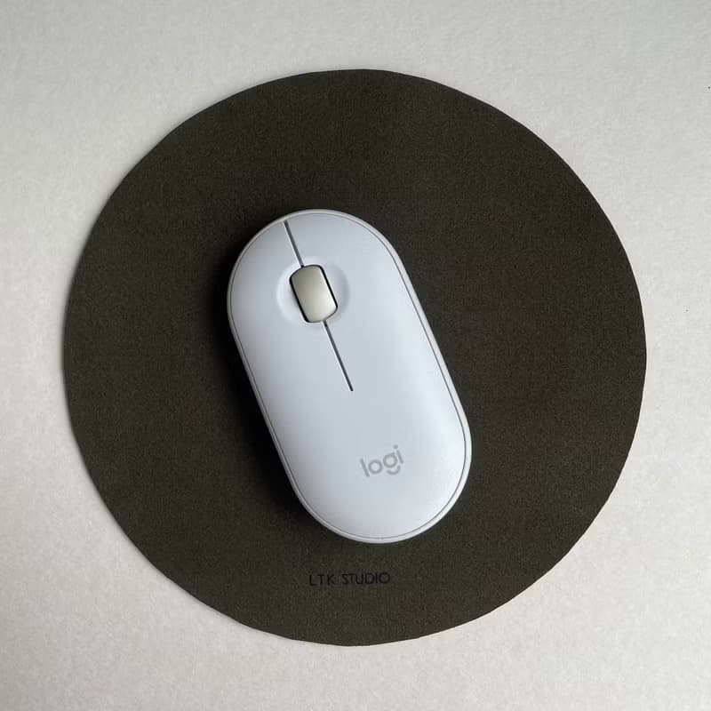 Plant 素皮革植物雷雕滑鼠墊 - 亞洲猴腦鹿角蕨