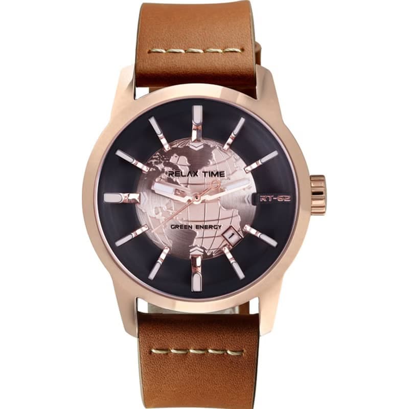 RELAX TIME 環保人動電能系列 腕錶 (RT-62k-9)