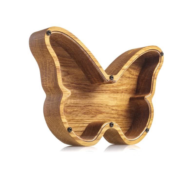 BUTTERFLY Personalized money box for kids Christmas gift for kids Nursery decor