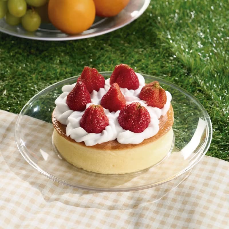 【哩皿生活】Tritan圓盤 3入組  玻璃質感 野餐盤 露營 甜點盤