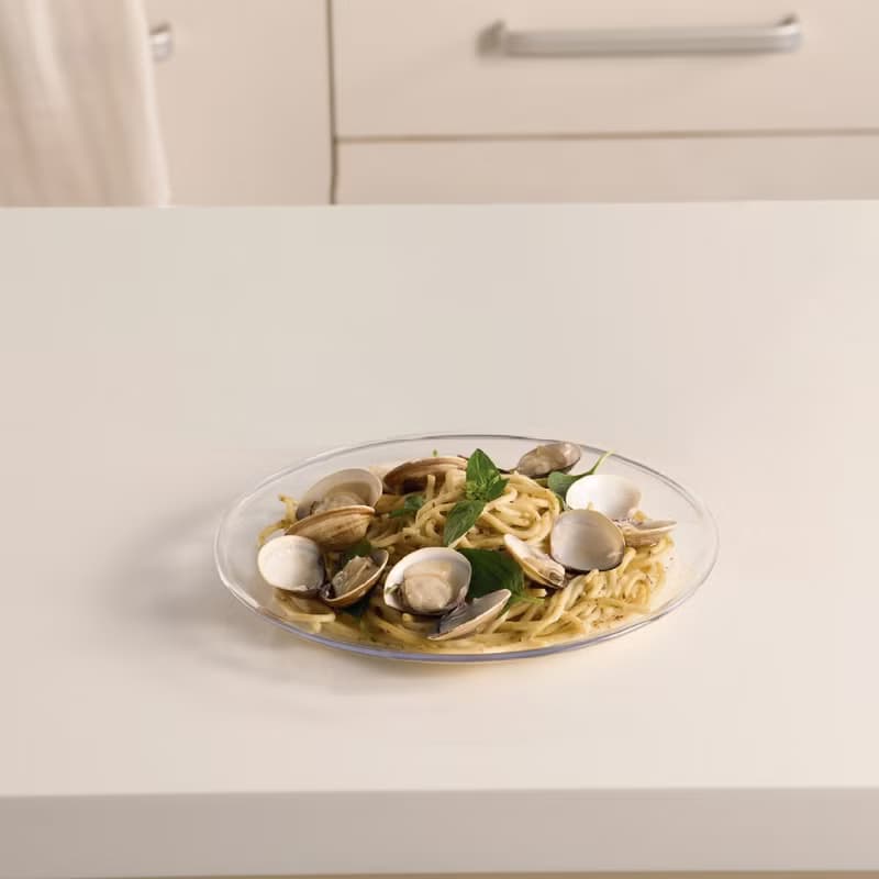 【哩皿生活】Tritan圓盤 3入組  玻璃質感 野餐盤 露營 甜點盤