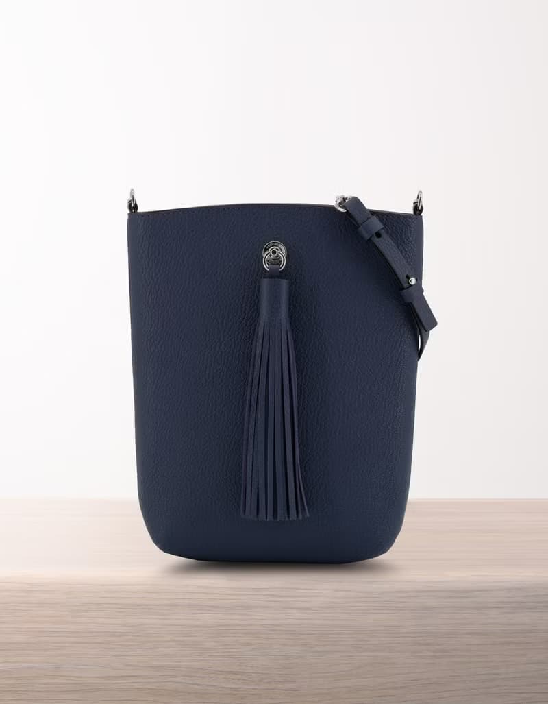 Bonia 意大利真皮流鬚斜孭袋 側背包 原創設計