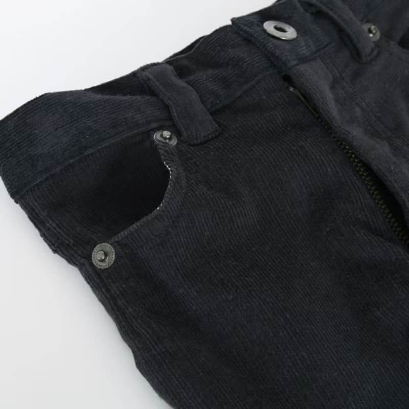 【Lovelybaby北歐童裝】瑞典有機棉燈芯絨長褲3歲至12歲 黑