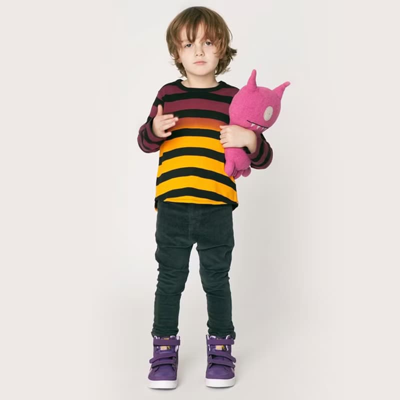 【Lovelybaby北歐童裝】瑞典有機棉燈芯絨長褲3歲至12歲 黑