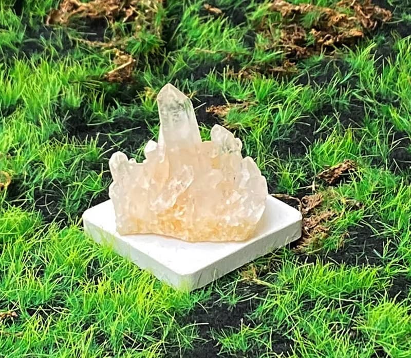 能量水晶擺件-天然原礦能量白水晶簇 消磁淨化 開運 入厝禮物
