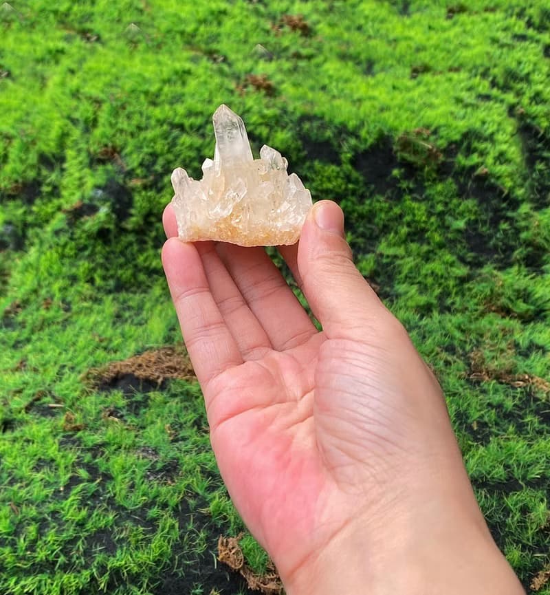 能量水晶擺件-天然原礦能量白水晶簇 消磁淨化 開運 入厝禮物