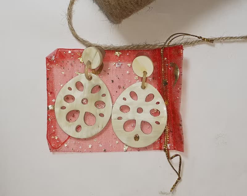 Handmade Earrings for Women Jewelry Gifts for Her from Buffalo White Horn