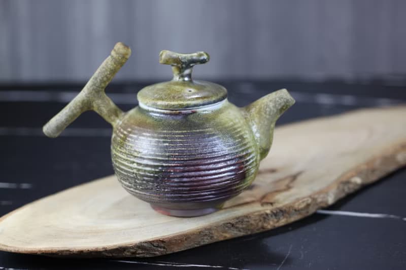 【送禮好物】柴燒茶壺 天然落灰 創作款 名家葉敏祥手工作品