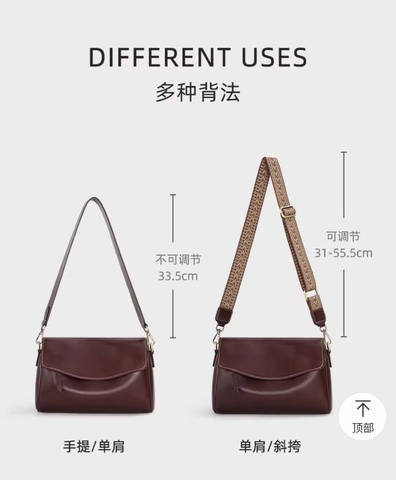 托特包 斜挎包 手提包  真皮 輕奢高級真皮包bags生日禮物