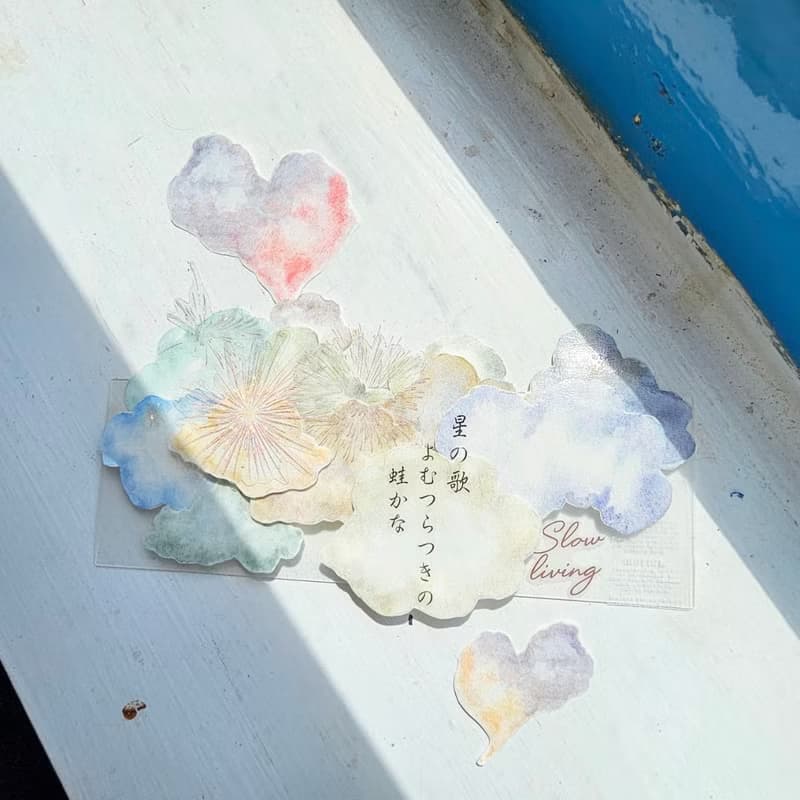 心中的小雲海【日本和紙及霧面PET現貨  虹光僅霧面PET】