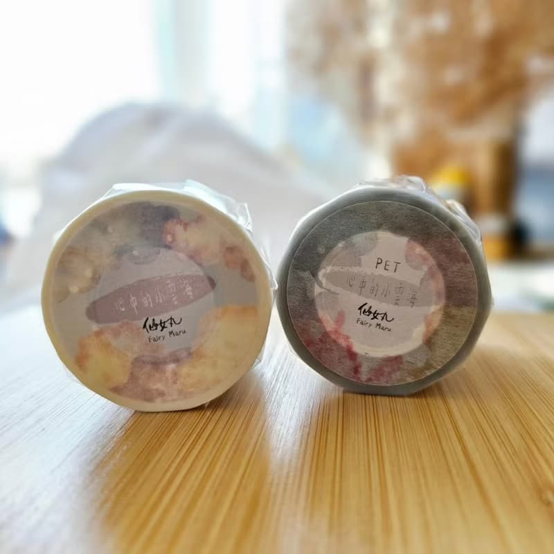 心中的小雲海【日本和紙及霧面PET現貨  虹光僅霧面PET】
