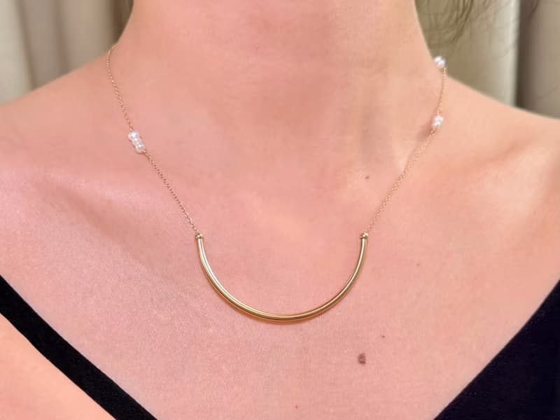 FAYE Paris 流光序曲 / 3ways法式簡約天然淡水珍珠14KGF手鍊項鍊