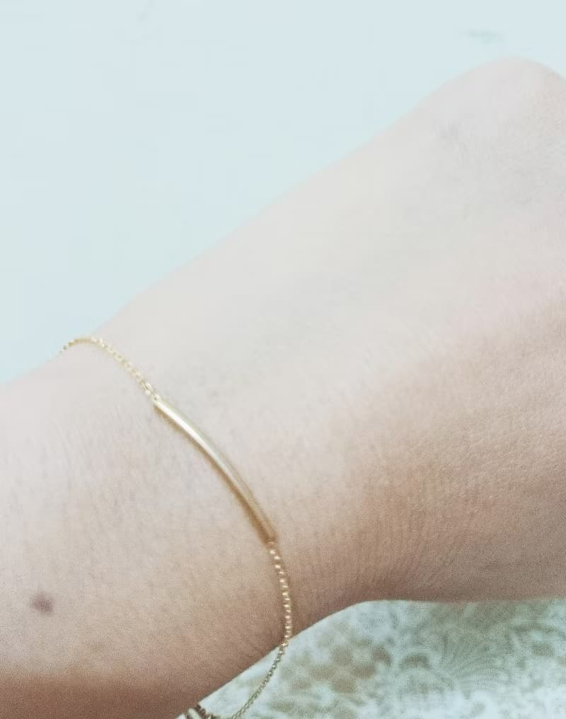 清新脫俗 14K包金手鍊