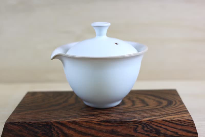 【母親節禮物】粉青 無光釉 蓋碗 蓋杯 鶯歌名家葉敏祥作品
