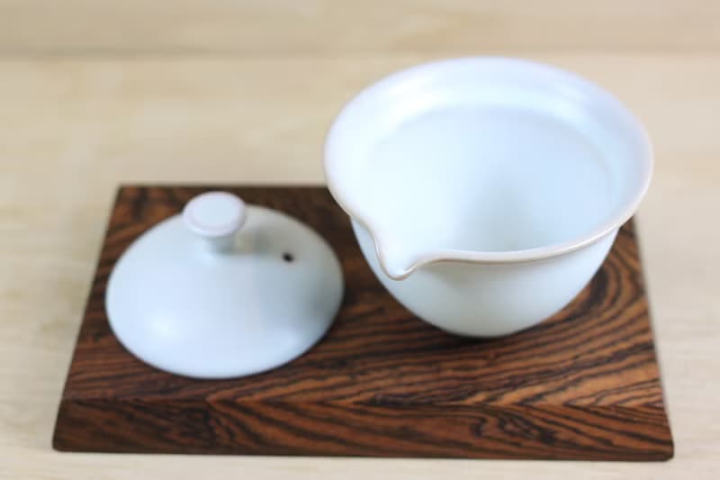 【母親節禮物】粉青 無光釉 蓋碗 蓋杯 鶯歌名家葉敏祥作品