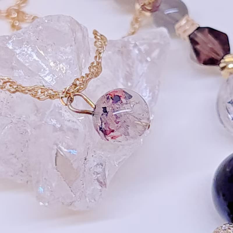 熠影財曜。金運石 閃靈鑽 冰曜石 拉長石 水晶手鍊