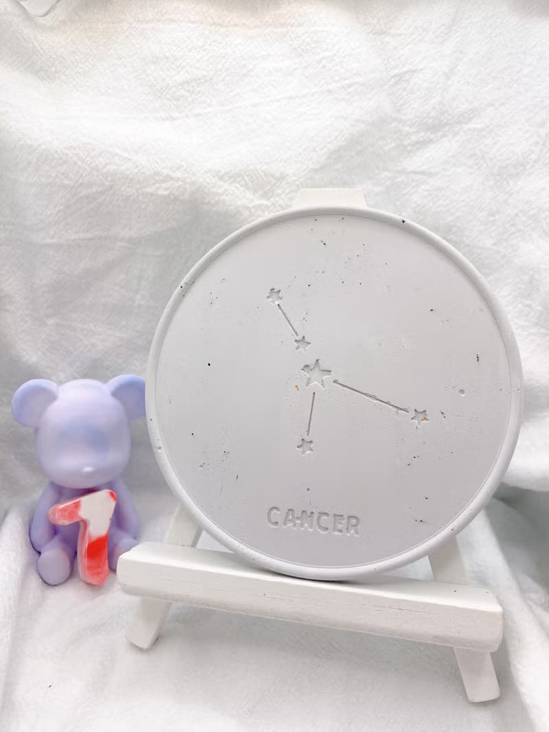 手作擴香石 我就是我 巨蟹座擴香石杯墊
