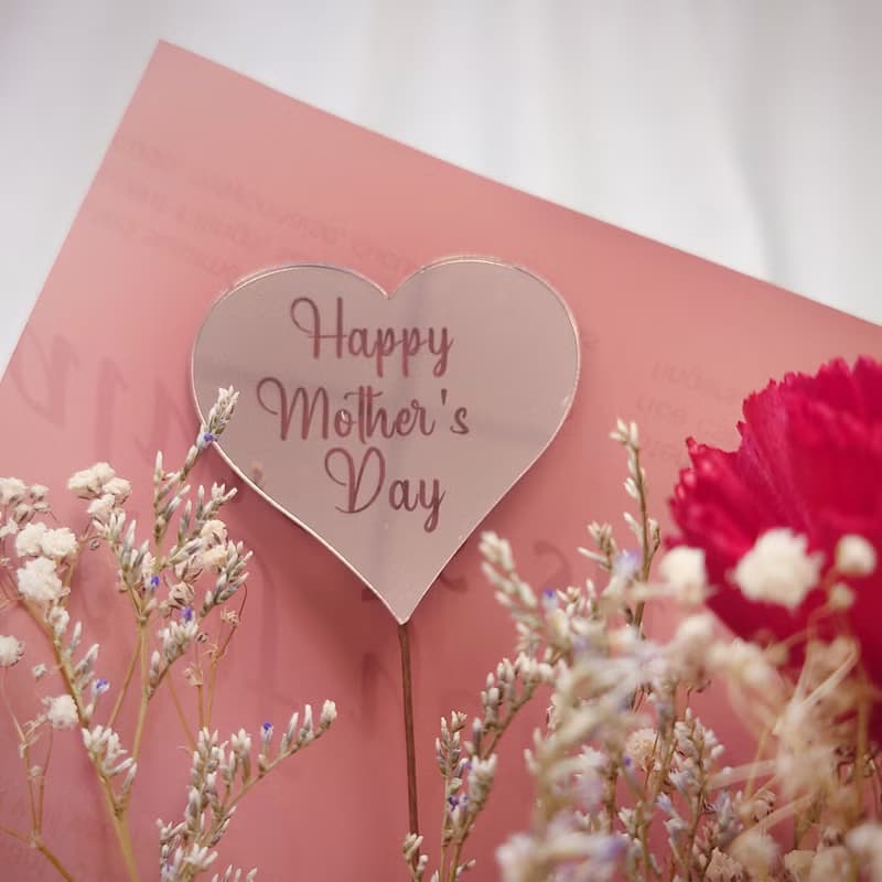 香氛索拉康乃馨love you花束 /母親節花束/永生花/乾燥花束/花束