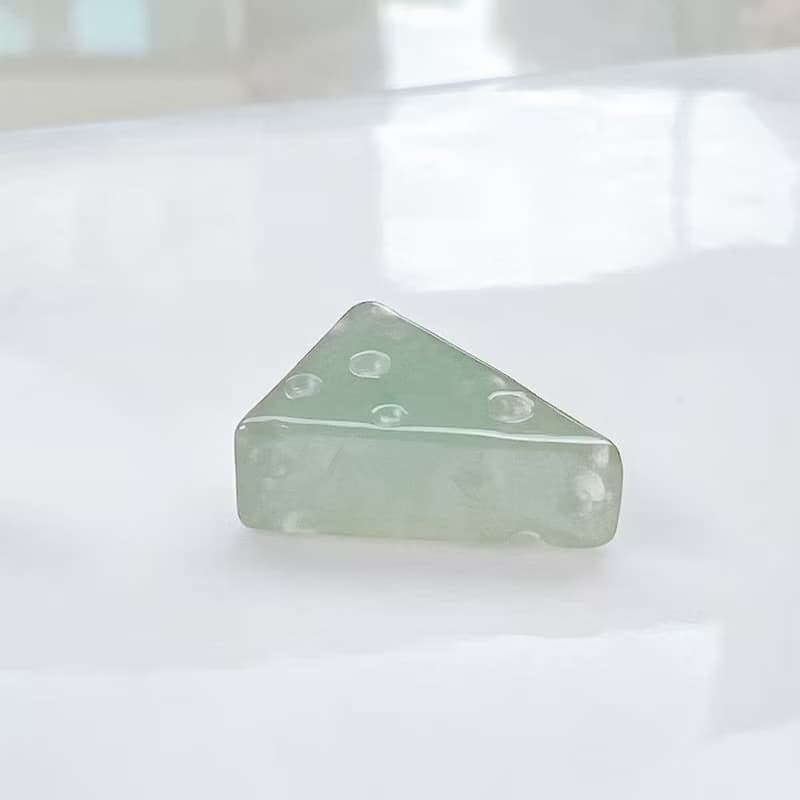 冰種翡翠起司 | 天然A貨翡翠 | 送禮
