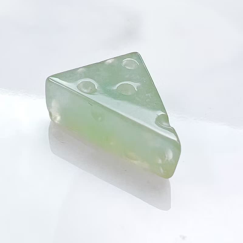 冰種翡翠起司 | 天然A貨翡翠 | 送禮