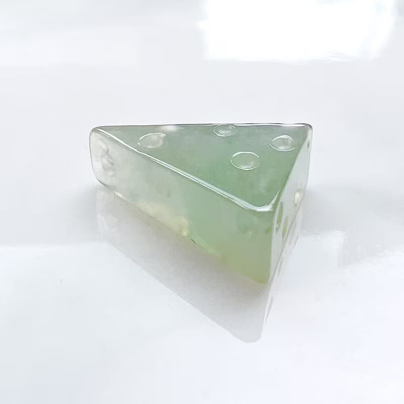 冰種翡翠起司 | 天然A貨翡翠 | 送禮