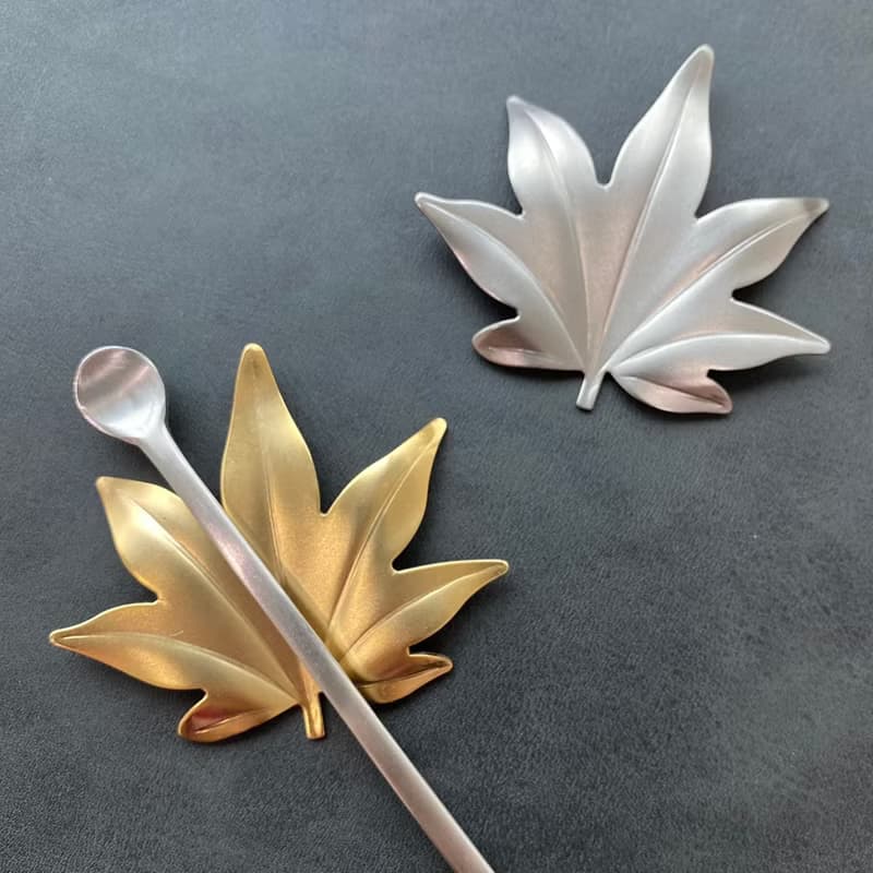 日本【SALUS 佐藤金屬】楓葉筷架