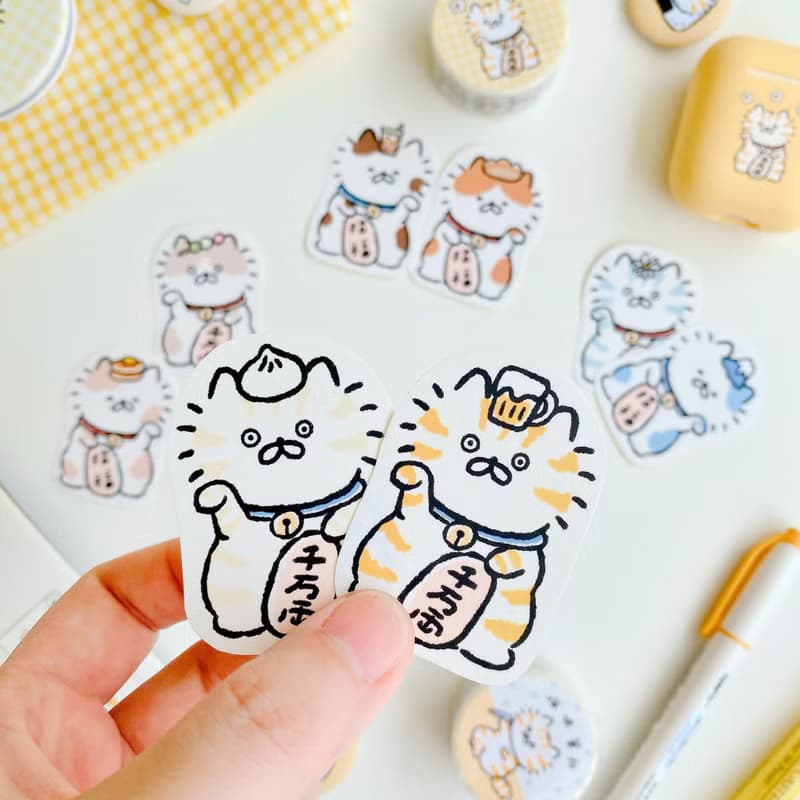 招財貓系列-點心貼紙包