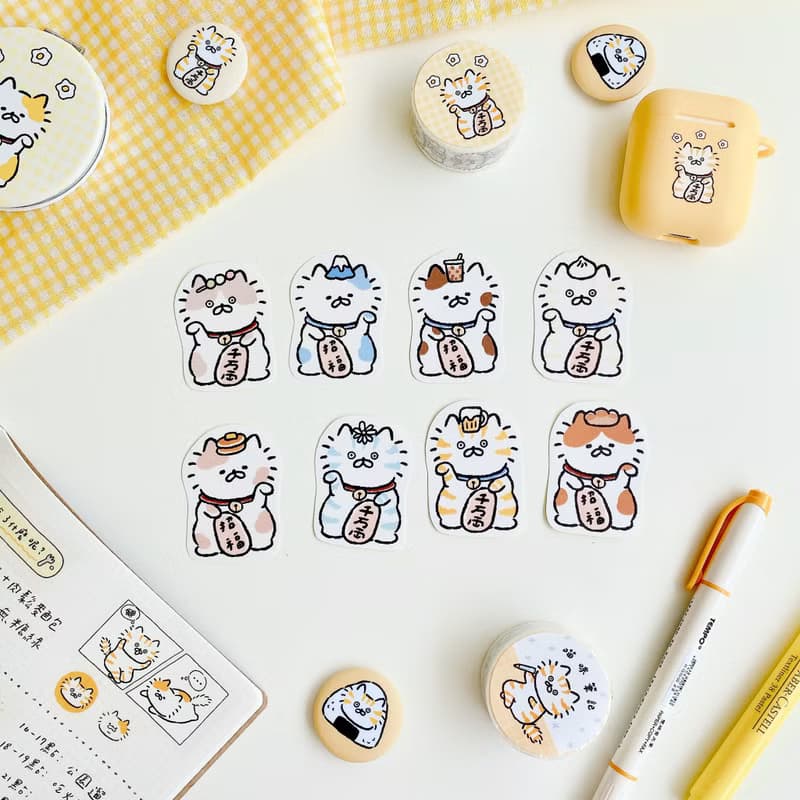 招財貓系列-點心貼紙包