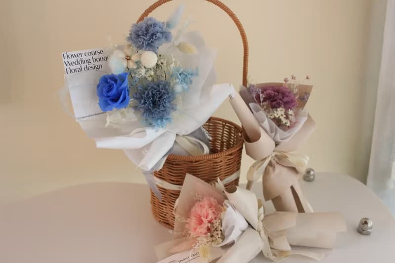 永生康乃馨花束 永生母親節花束