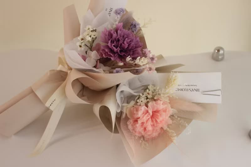 永生康乃馨花束 永生母親節花束