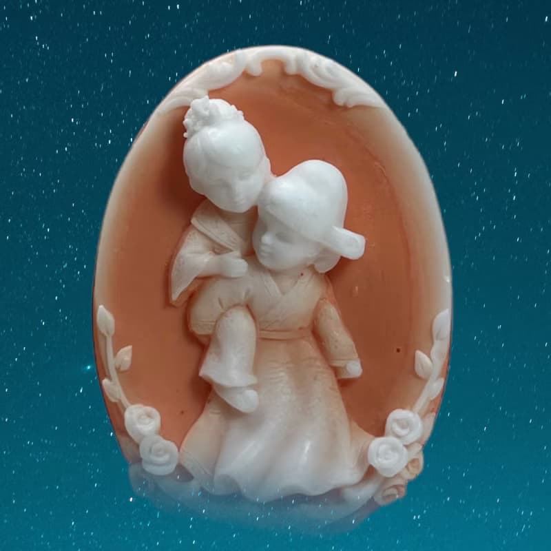 精油香氛皂 婚禮進行曲(古風) 手工皂 精緻雕工搭配各式精油香氛