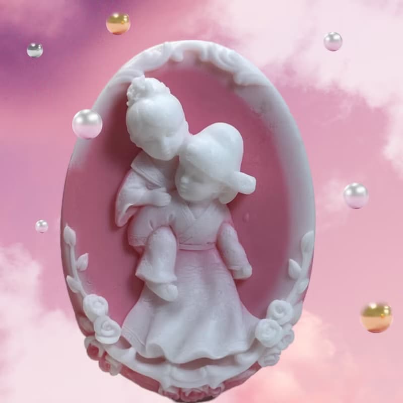 精油香氛皂 婚禮進行曲(古風) 手工皂 精緻雕工搭配各式精油香氛
