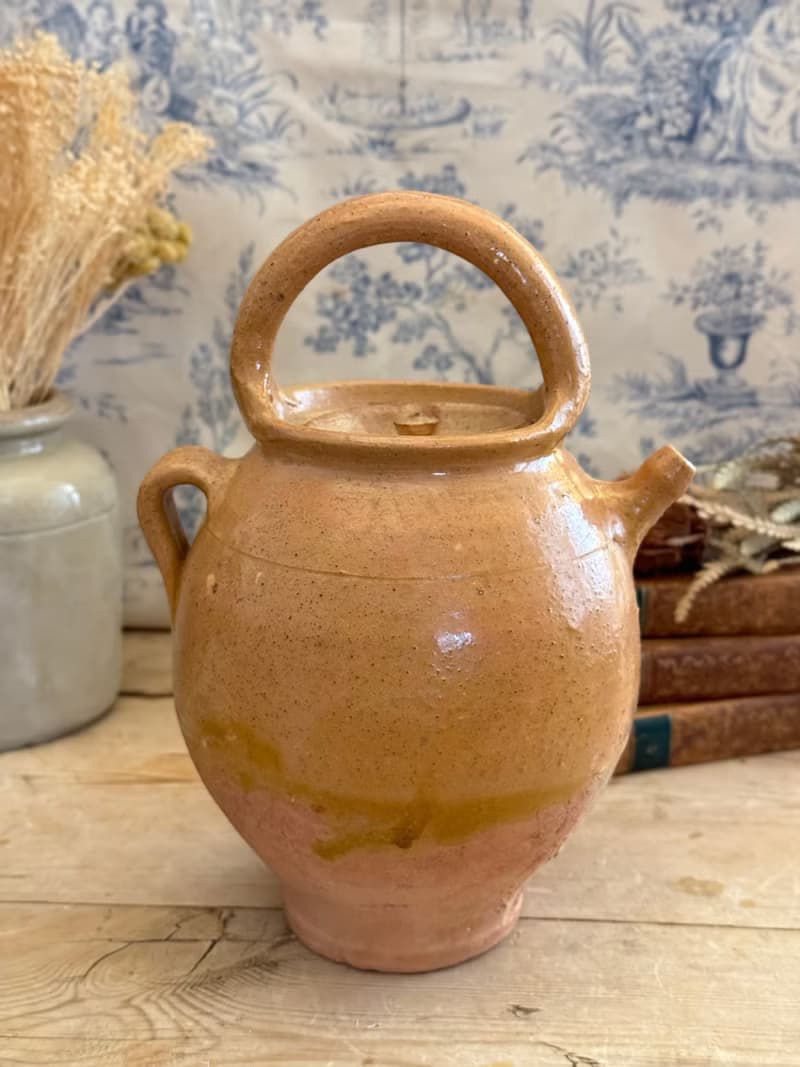 40371-迷人法國普羅旺斯古董陶罐