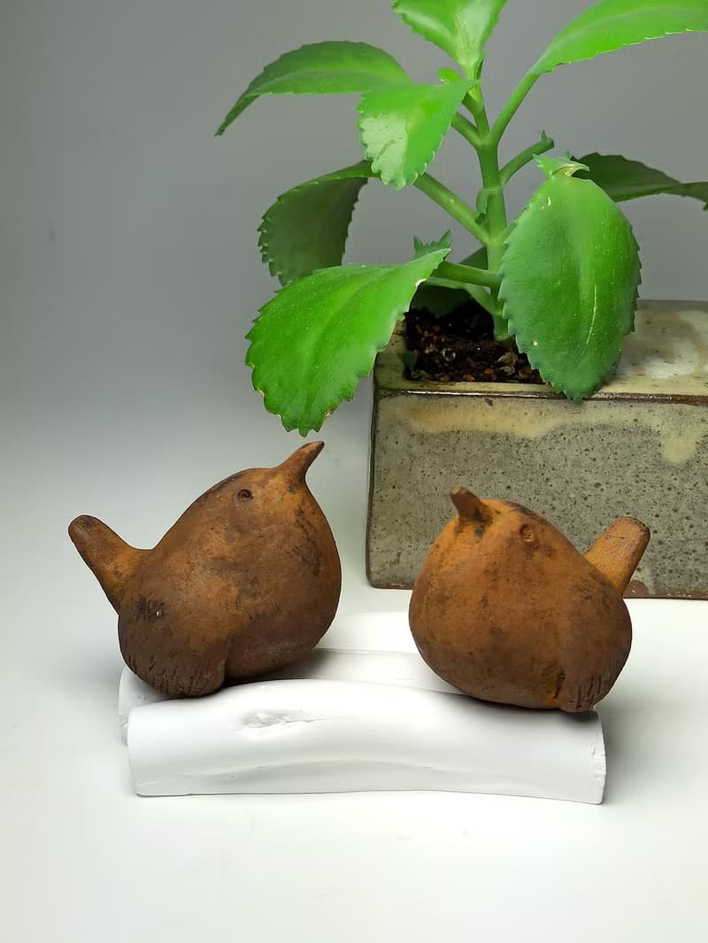 情人節禮物/麻雀擴香石(鏽化處理)-交換禮物 聖誕禮物 療癒.小鳥