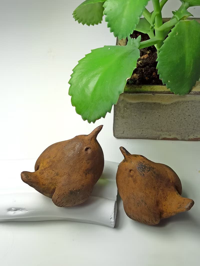 情人節禮物/麻雀擴香石(鏽化處理)-交換禮物 聖誕禮物 療癒.小鳥