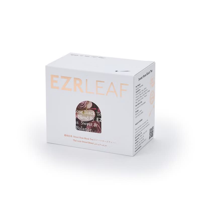 一澤茶【EZR Leaf】低咖啡因/甜玫紅茶/8入盒裝/12入袋裝/散茶50g