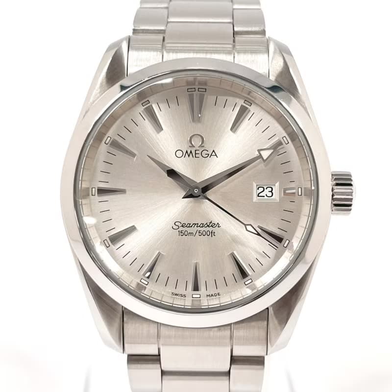 【日本直送 中古美品】オメガ OMEGA 腕時計 2517.30 シーマスター アクアテラ  ステンレススチール シルバー