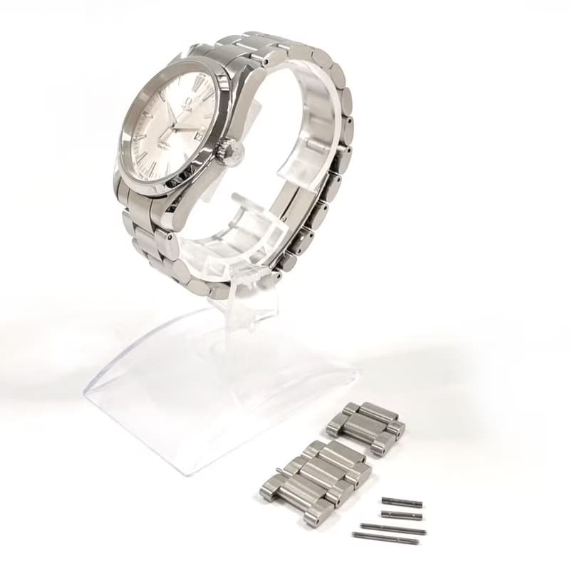 【日本直送 中古美品】オメガ OMEGA 腕時計 2517.30 シーマスター アクアテラ  ステンレススチール シルバー