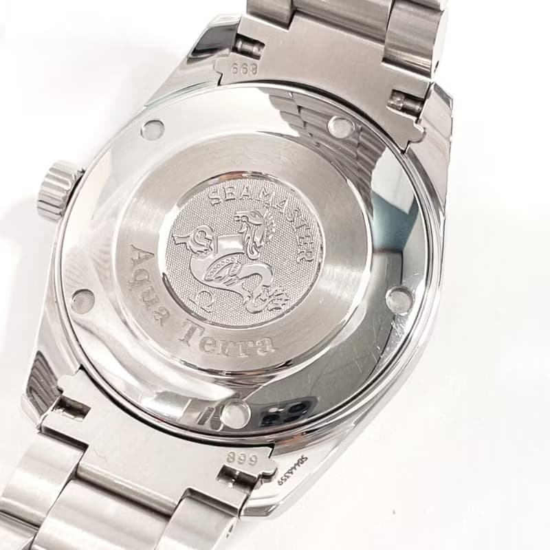 【日本直送 中古美品】オメガ OMEGA 腕時計 2517.30 シーマスター アクアテラ  ステンレススチール シルバー
