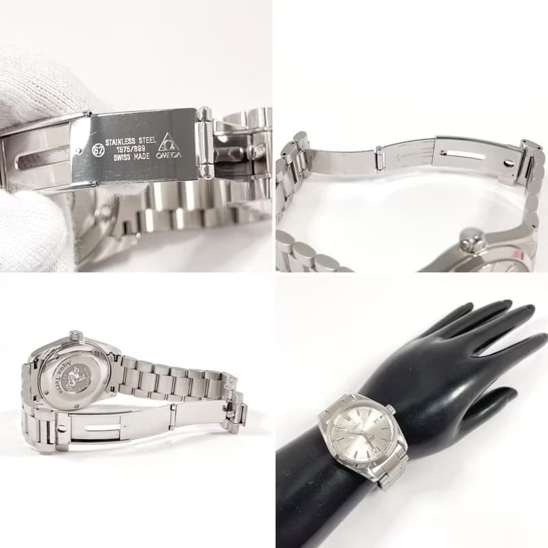 【日本直送 中古美品】オメガ OMEGA 腕時計 2517.30 シーマスター アクアテラ  ステンレススチール シルバー
