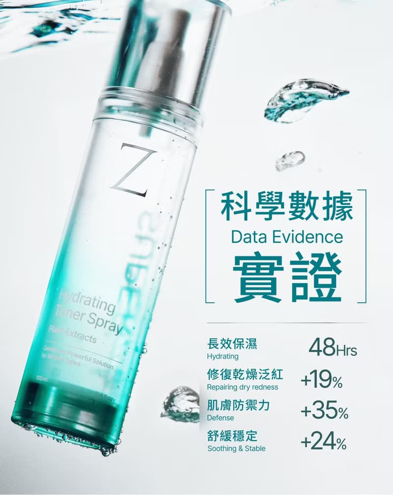 植效瞬潤修復噴霧-3入組