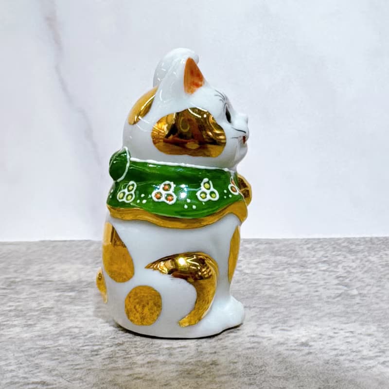 【金翠招福】日本九谷燒招財貓 | 金盛2.8號