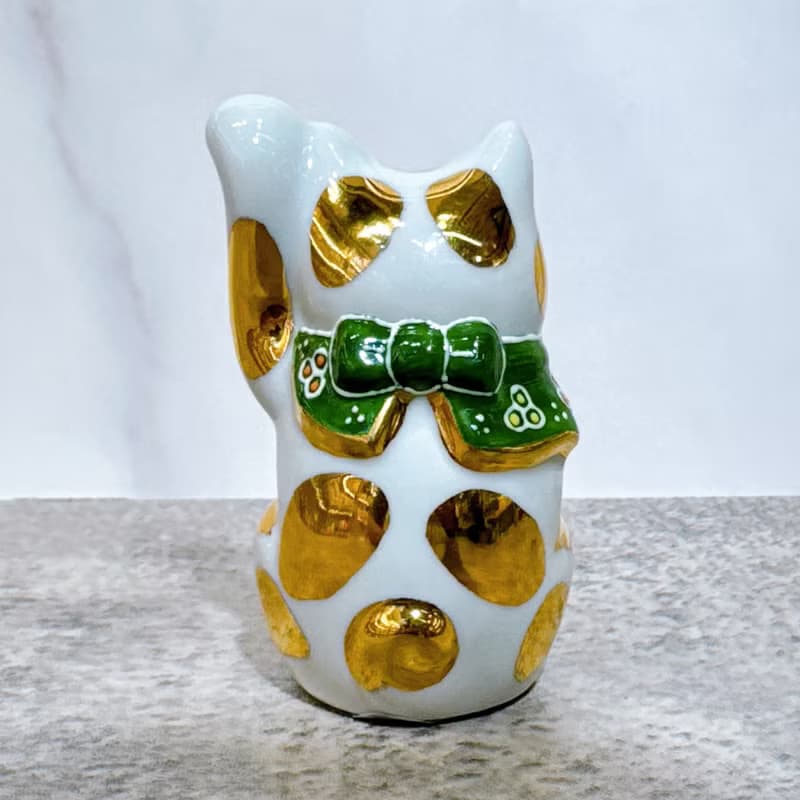 【金翠招福】日本九谷燒招財貓 | 金盛2.8號