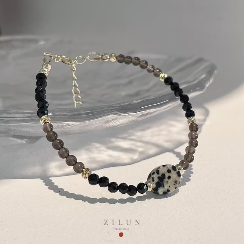 │輕奢│斑點石物語 • 天然石 • 寶石手鍊 • 14K注金 • 包金