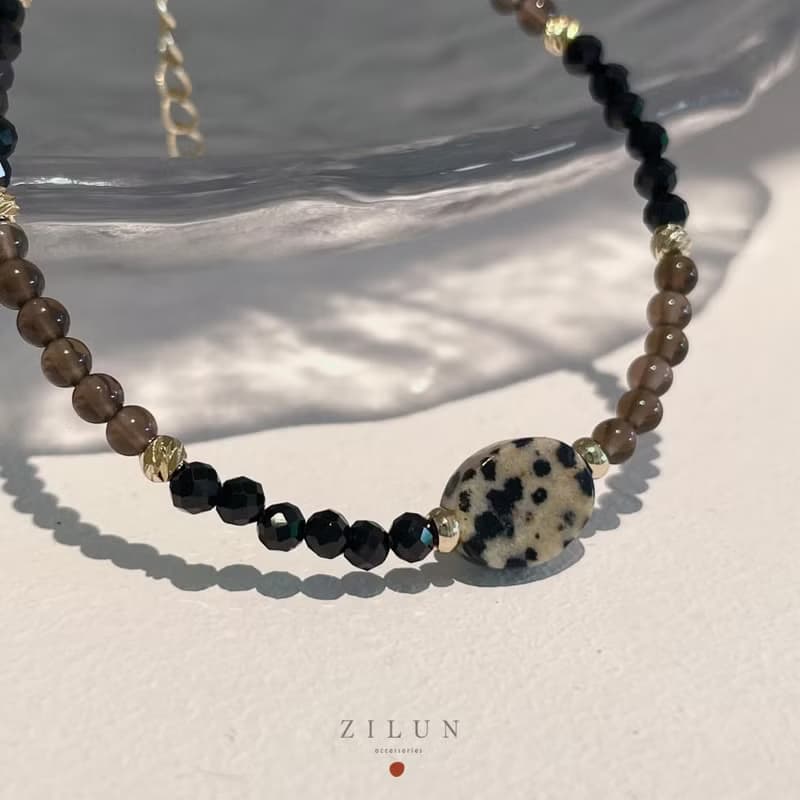 │輕奢│斑點石物語 • 天然石 • 寶石手鍊 • 14K注金 • 包金