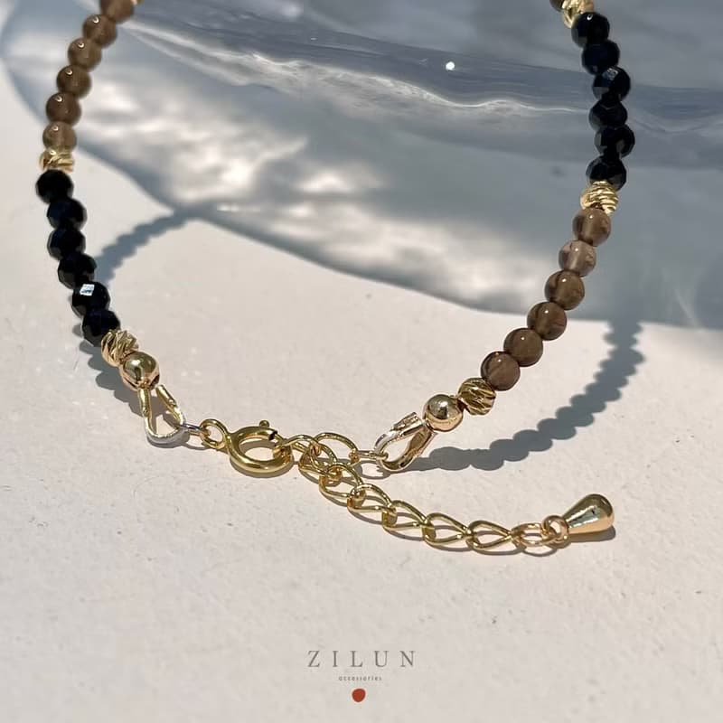 │輕奢│斑點石物語 • 天然石 • 寶石手鍊 • 14K注金 • 包金